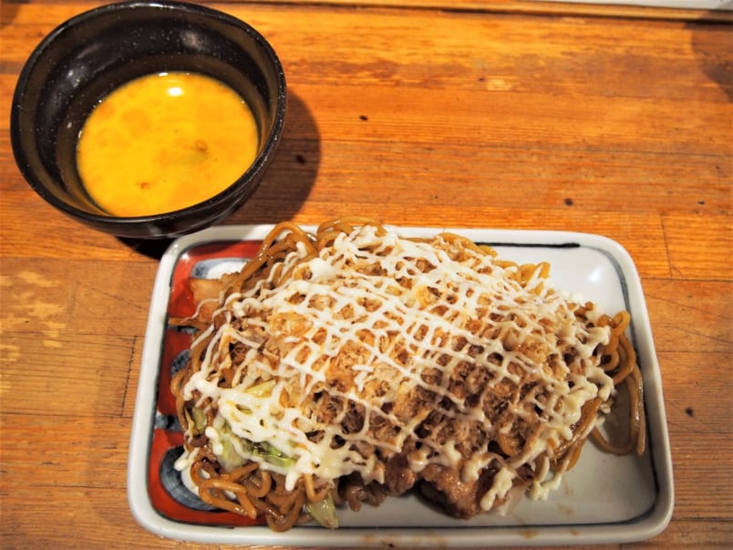Yakisoba dish at Kushisakaba Daisho
