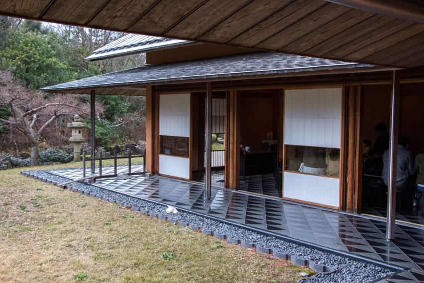 Outside Morikoro tea house