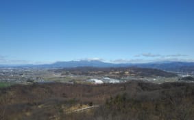 View of Gunma from the top of Kanayama