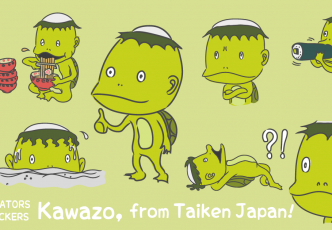 Kawazo the Kappa New LINE Stickers !