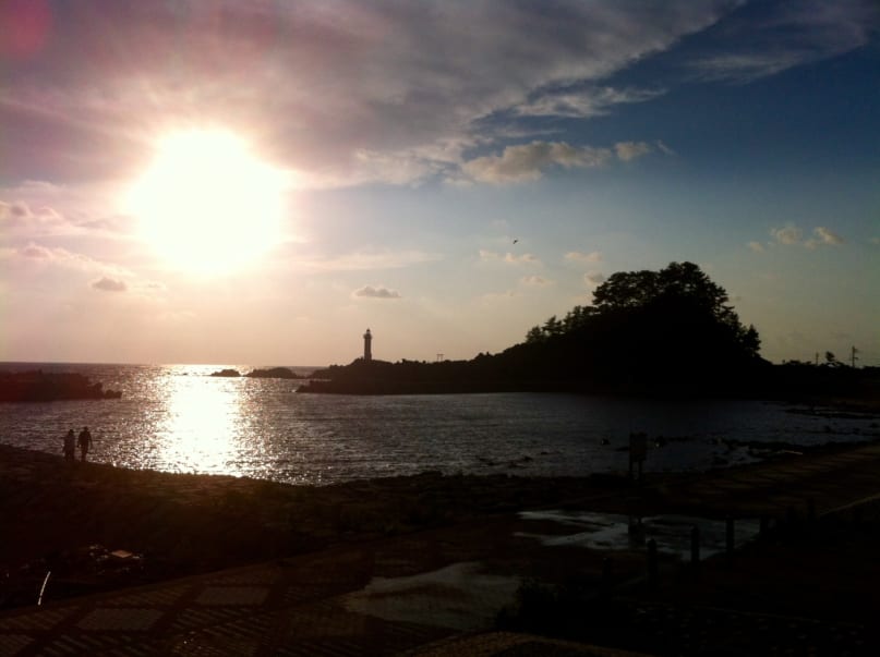 Nihonkai Sea of Japan sunset