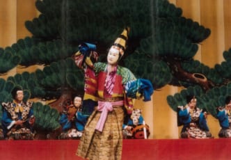 Autumn Beauty of Kagura Mai, Traditional Japanese Ritual Dance